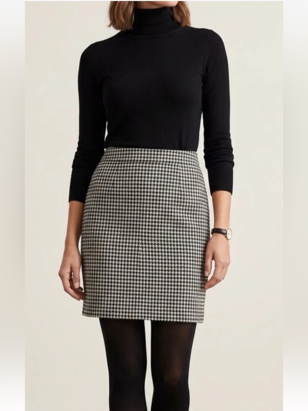 English Wool tweed pencil skirt size 8